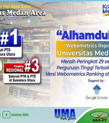 UMA Meraih Peringkat 29 Terbaik di Indonesia Versi Webometric Repository